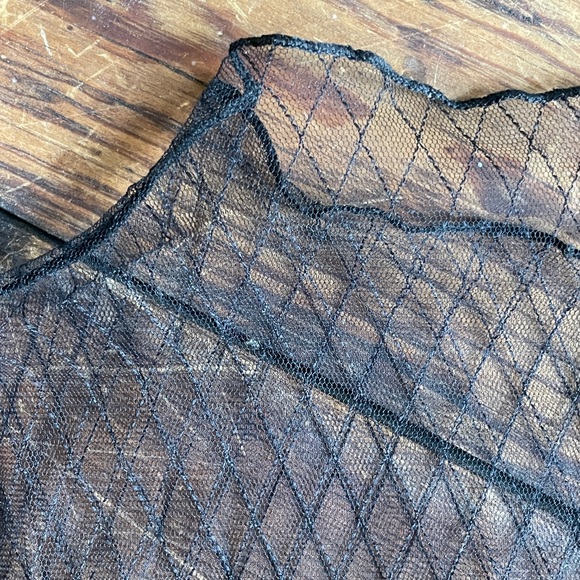 COPY - Sexy Black Mesh Top - Picture 5 of 6